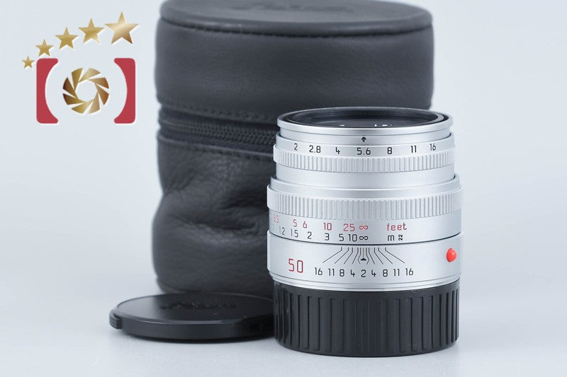Leica SUMMICRON-M 50mm f/2 4th Silver E39 from Japan