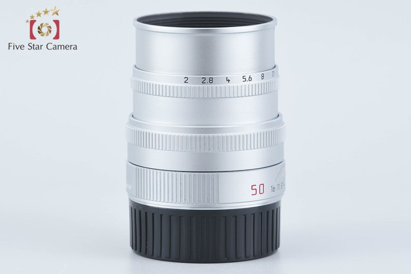 Leica SUMMICRON-M 50mm f/2 4th Silver E39 from Japan