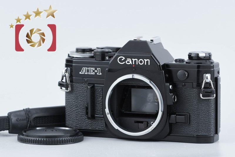Canon AE-1 Black 35mm SLR Film Camera Body from Japan
