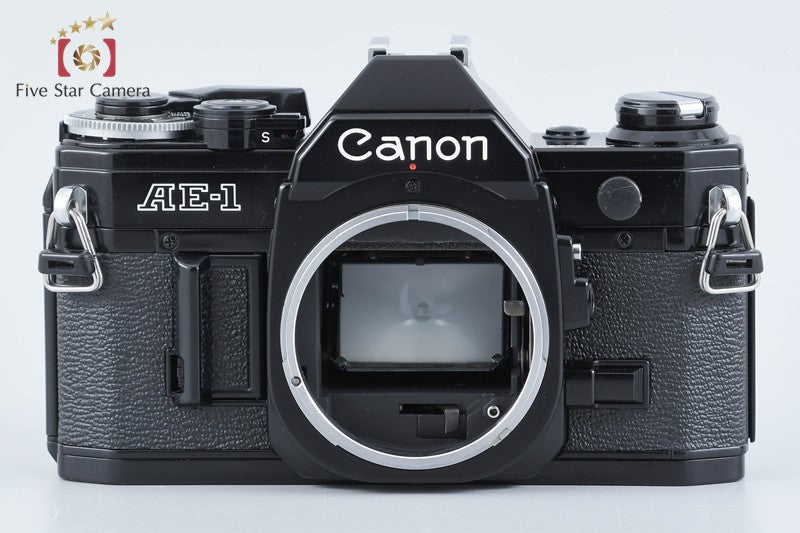 Canon AE-1 Black 35mm SLR Film Camera Body from Japan