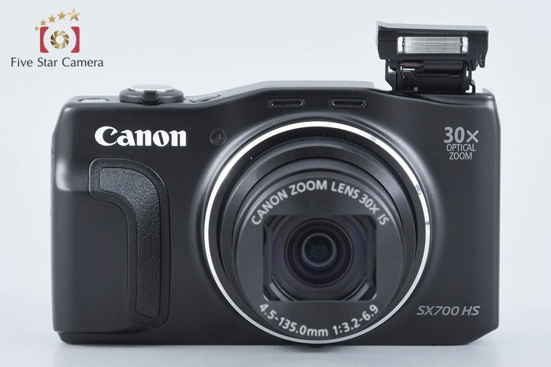 Canon PowerShot SX700 HS Black 16.1 MP Digital Camera from Japan