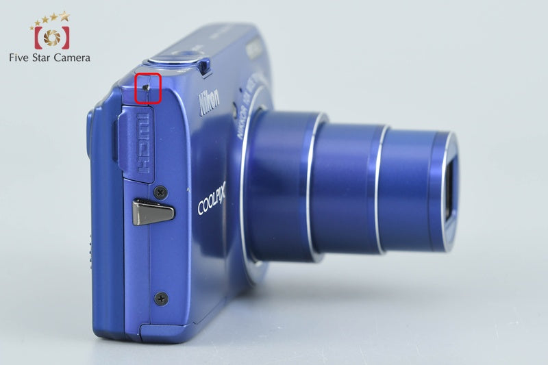 Nikon COOLPIX S6300 Stylish Blue 16.0 MP Digital Camera from Japan