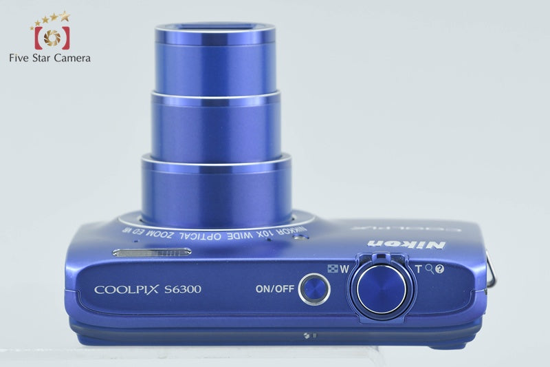 Nikon COOLPIX S6300 Stylish Blue 16.0 MP Digital Camera from Japan
