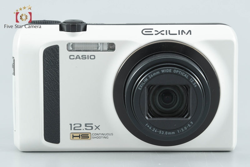 Casio HIGH SPEED EXILIM EX-ZR300 White 16.1 MP Digital Camera w/ Box from Japan