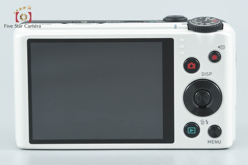 Casio HIGH SPEED EXILIM EX-ZR300 White 16.1 MP Digital Camera w/ Box from Japan