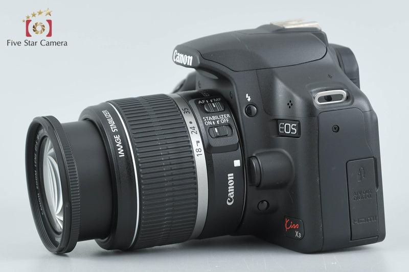 Canon EOS Kiss X3 / Rebel T1i / 500D 15.1 MP DSLR EF-S 18-55 IS Lens from Japan