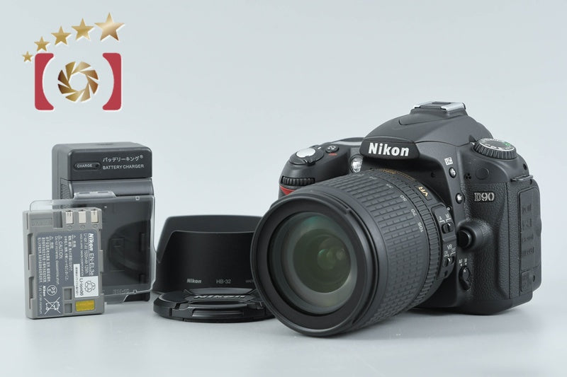 "Count 3,153" Nikon D90 12.3 MP DSLR Camera AF-S DX 18-105 G VR Lens from Japan
