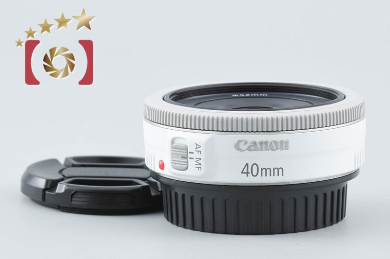 Canon EF 40mm f/2.8 STM White from Japan