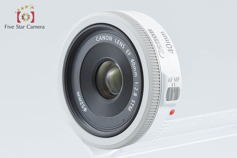 Canon EF 40mm f/2.8 STM White from Japan