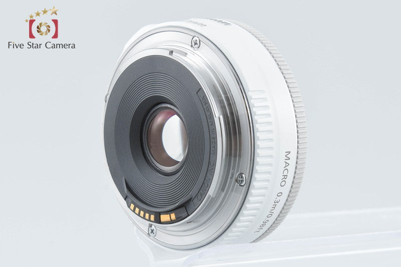 Canon EF 40mm f/2.8 STM White from Japan