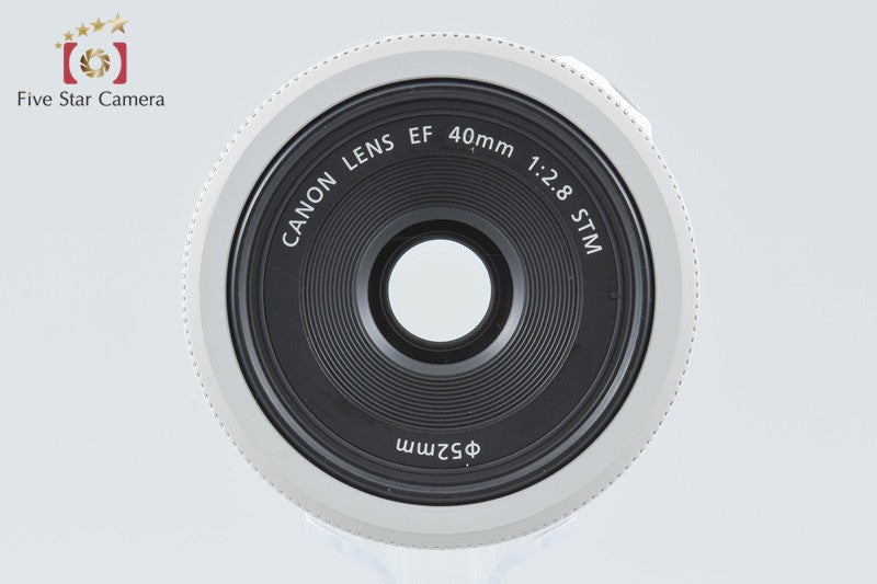 Canon EF 40mm f/2.8 STM White from Japan