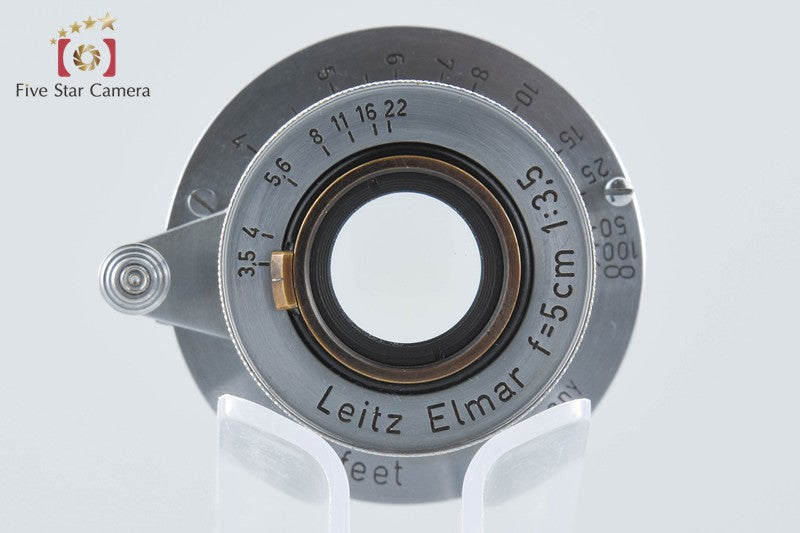 Leica Elmar 50mm f/3.5 Collapsible L39 Mount 2026.09 Overhauled!! from Japan