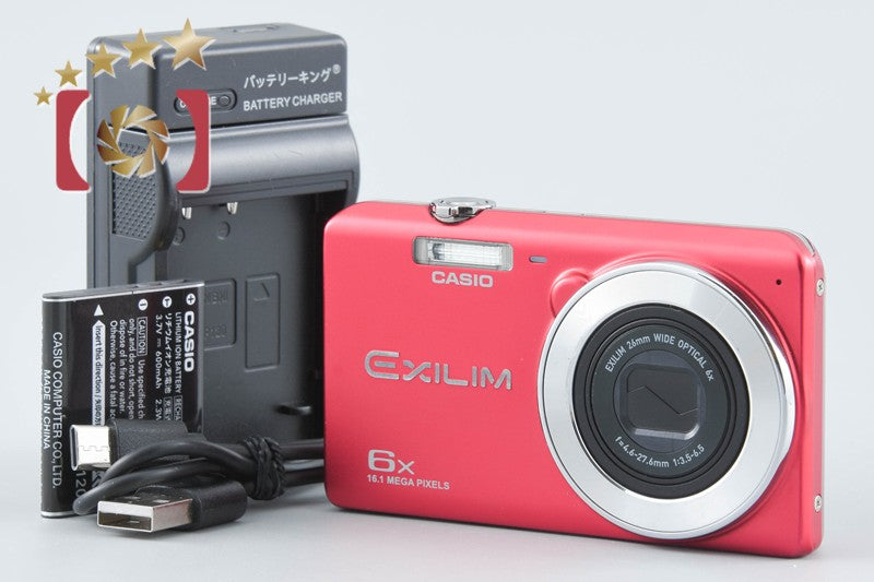 Casio EXILIM EX-ZS28 Red 16.1 MP Digital Camera from Japan
