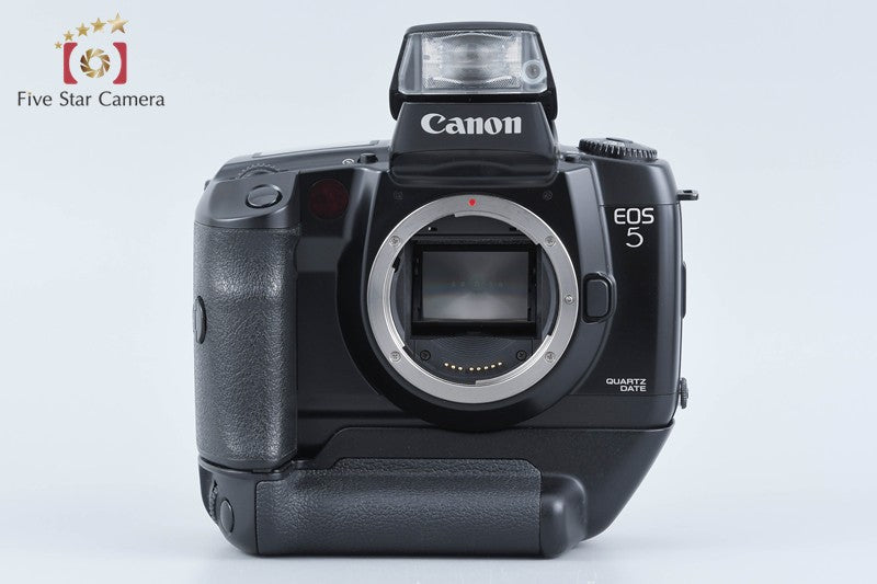 Canon EOS 5 QD 35mm SLR Film Camera Body + VG10 Vertical Grip from Japan