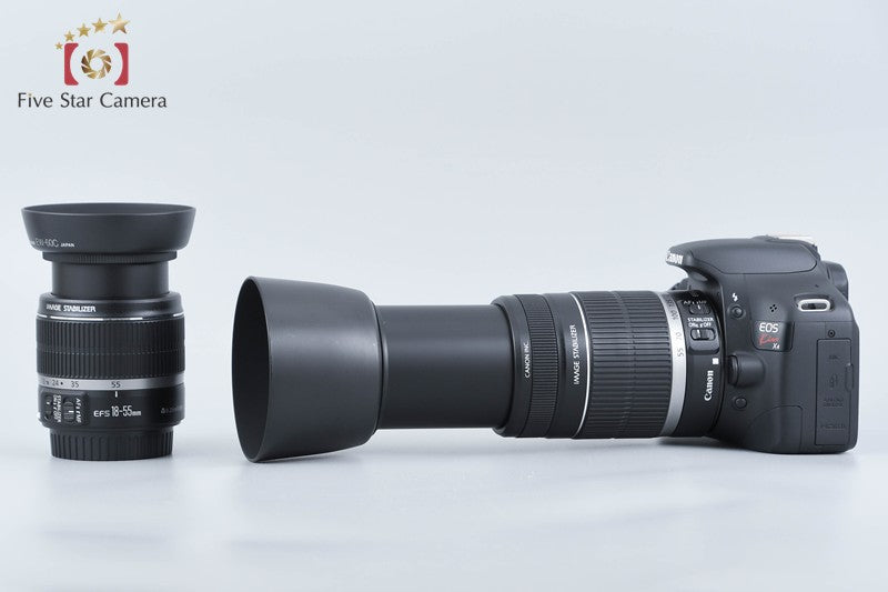 Canon EOS Kiss X4 / Rebel T2i / 550D 18.0 MP 18-55 55-250 Lenses from Japan