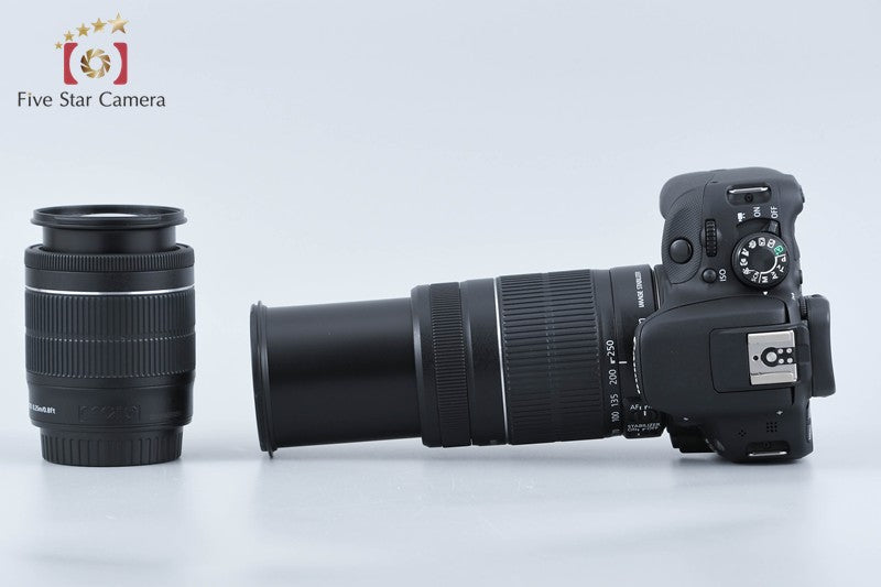 Canon EOS Kiss X7 / Rebel SL1 / 100D 18.0 MP 18-55 55-250 Lenses from Japan