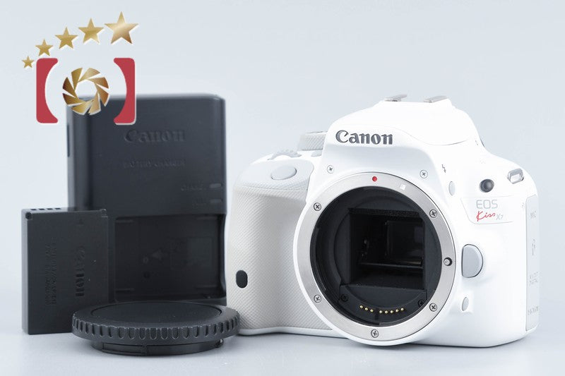 Canon EOS Kiss X7 / Rebel SL1 / 100D White 18.0 MP DSLR Camera Body from Japan