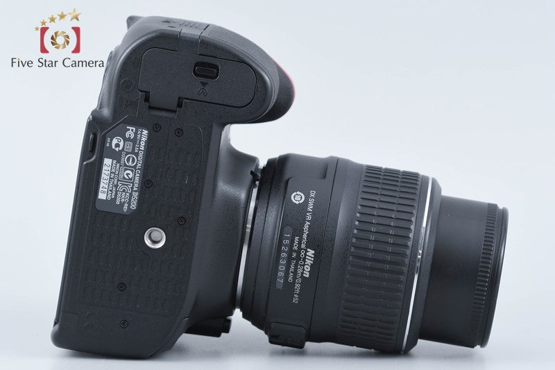 "Count 5,516" Nikon D5200 Black 24.1 MP DSLR Camera 18-55 VR Lens from Japan