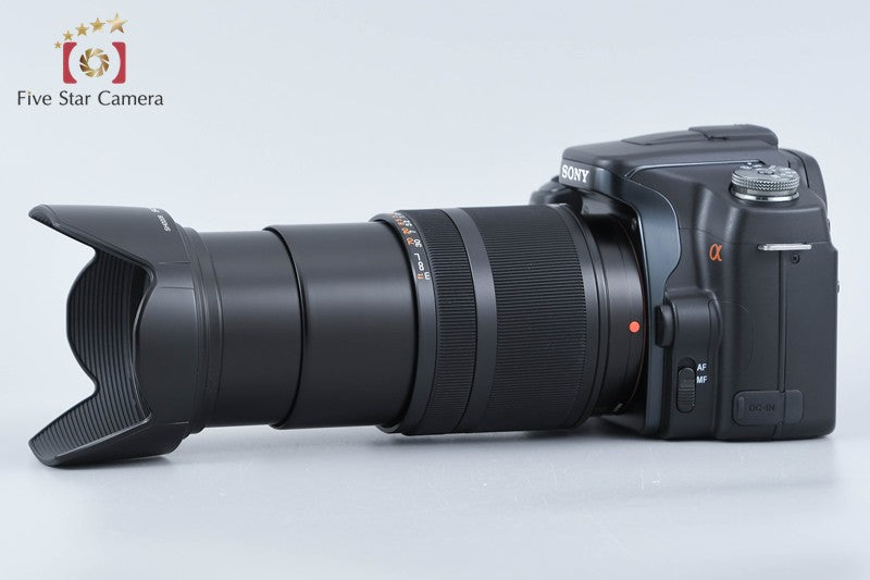 Sony α100 DSLR-A100 Black 10.2MP 18-200 Lens [Japanese Language Only] from Japan