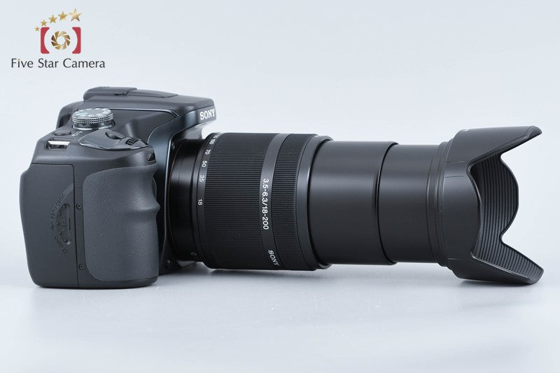 Sony α100 DSLR-A100 Black 10.2MP 18-200 Lens [Japanese Language Only] from Japan