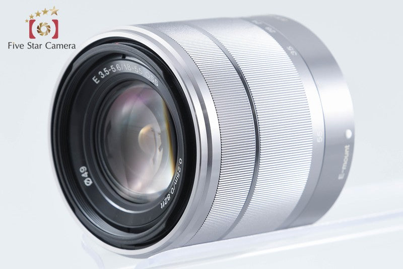 SONY E 18-55mm f/3.5-5.6 OSS SEL1855 Silver from Japan