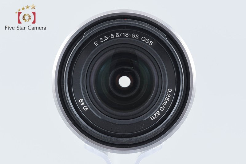 SONY E 18-55mm f/3.5-5.6 OSS SEL1855 Silver from Japan