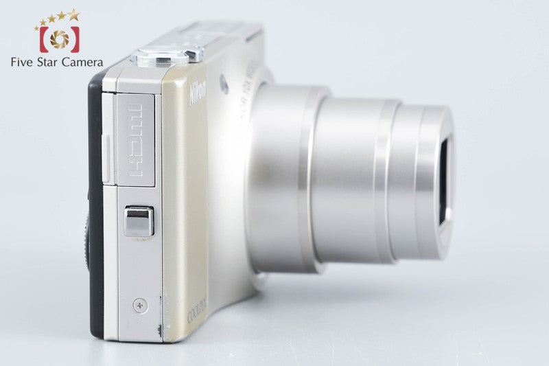 Nikon COOLPIX S8000 Champagne Silver 14.2 MP Digital Camera from Japan