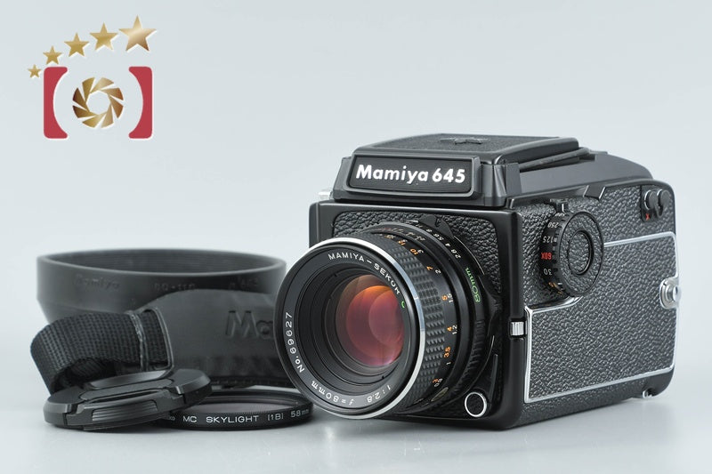 Mamiya M645 1000S Medium Format Film Camera + SEKOR C 80mm f/2.8 from Japan