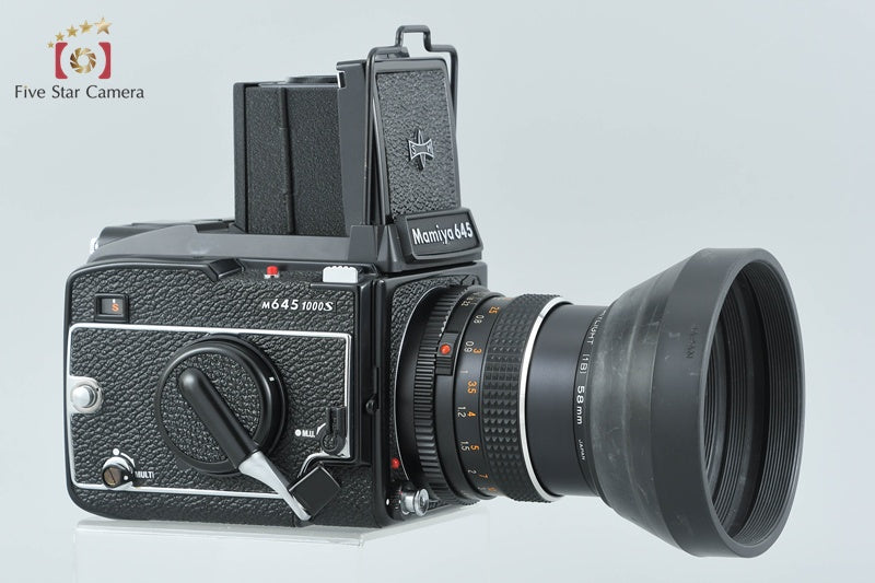 Mamiya M645 1000S Medium Format Film Camera + SEKOR C 80mm f/2.8 from Japan