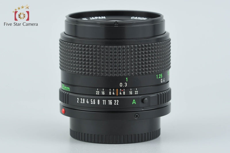 Canon New FD 35mm f/2 2026.09 Overhauled!! from Japan