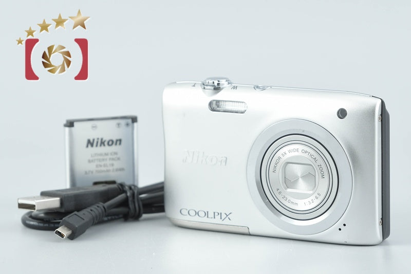 Nikon COOLPIX A100 Silver 20.0 MP Digital Camera from Japan