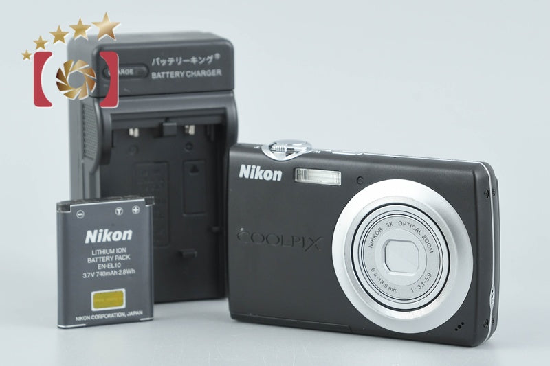 Nikon COOLPIX S203 Black 10.0 MP Digital Camera from Japan
