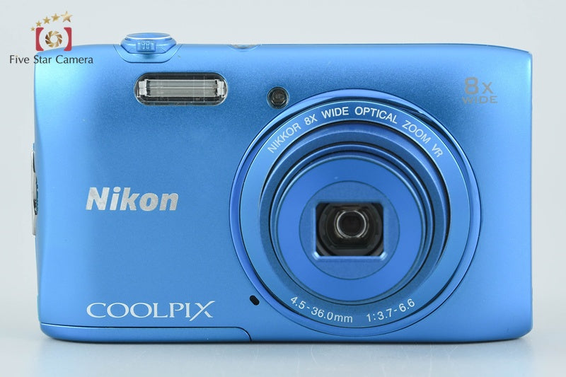 Nikon COOLPIX S3600 Cobalt Blue 20.0 MP Digital Camera from Japan