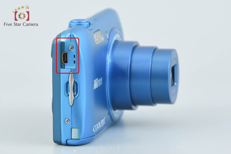 Nikon COOLPIX S3600 Cobalt Blue 20.0 MP Digital Camera from Japan