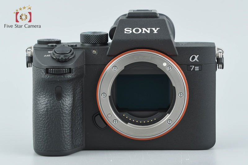 SONY α7III ILCE-7M3 24.2 MP Mirrorless Camera [Multiple Languages] from Japan
