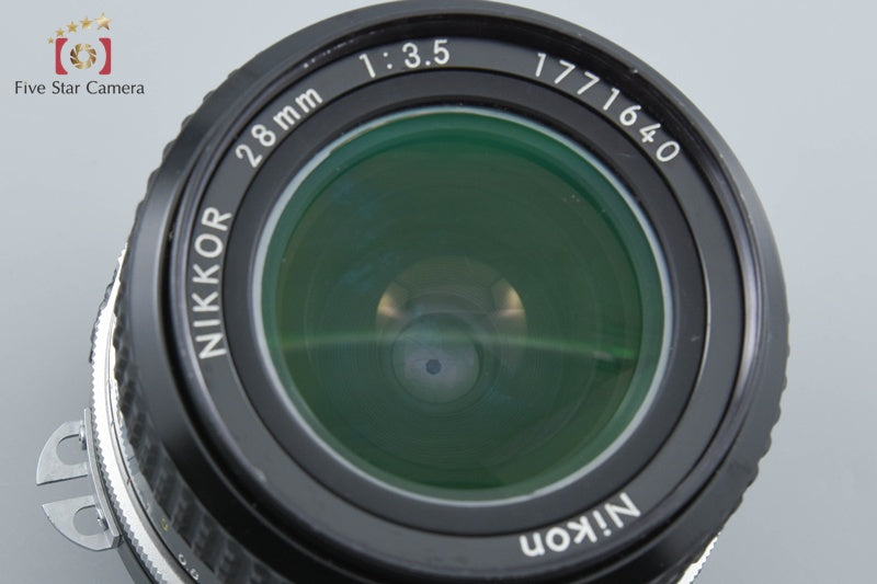 Nikon Ai NIKKOR 28mm f/3.5 from Japan