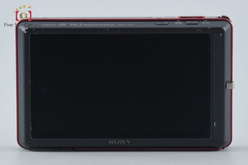 Sony Cyber-Shot DSC-TX7 Red Digital Camera [Japanese Language Only] from Japan
