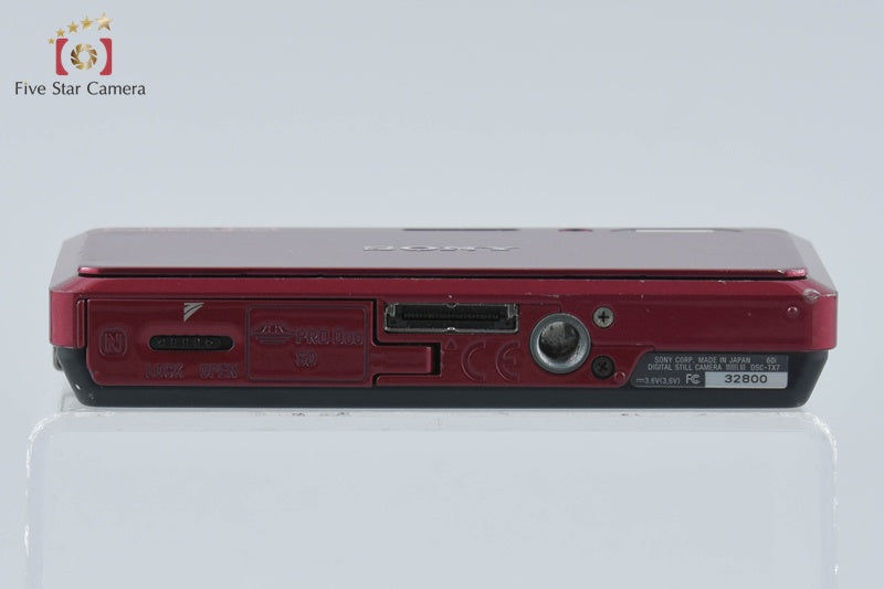 Sony Cyber-Shot DSC-TX7 Red Digital Camera [Japanese Language Only] from Japan
