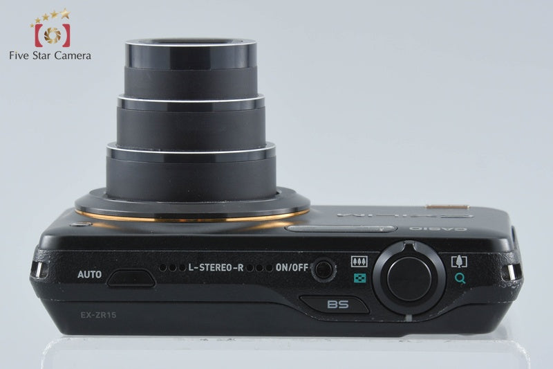 Casio HIGH SPEED EXILIM EX-ZR15 Black 16.1 MP Digital Camera from Japan