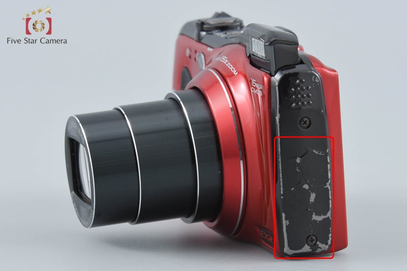 Fujifilm FinePix F550EXR Red 16.0 MP Digital Camera from Japan