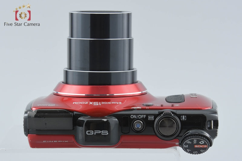 Fujifilm FinePix F550EXR Red 16.0 MP Digital Camera from Japan