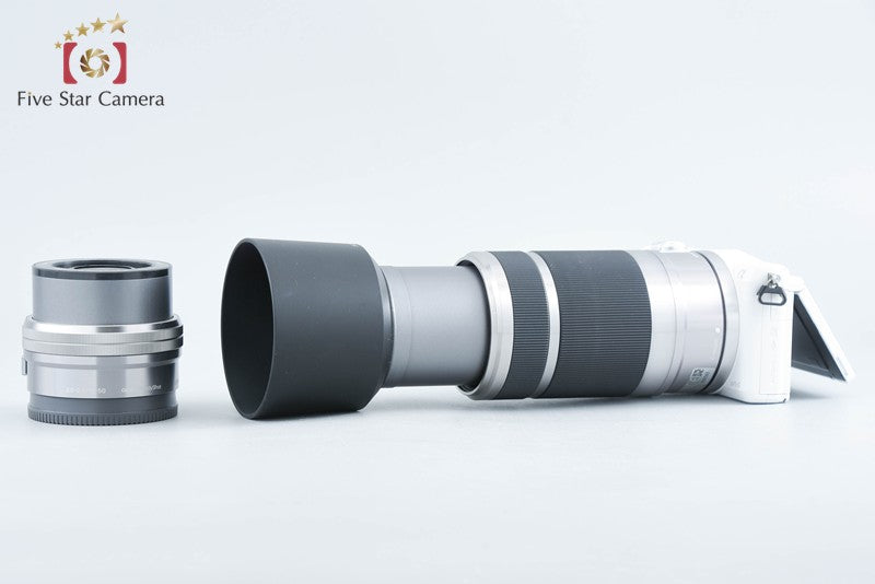 Sony α5100 ILCE-5100 White 16-50 55-210 Lenses [Multiple Languages] from Japan