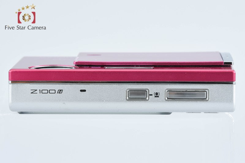 Fujifilm FINEPIX Z100fd Pink 8.0 MP Digital Camera from Japan