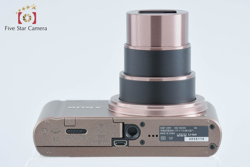 SONY Cyber-shot DSC-WX300 Brown Digital Camera [Multiple Languages] from Japan