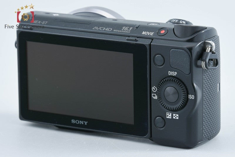 Sony α NEX-5T Black 16.1 MP 16-50 55-210 Lenses [Multiple Languages] from Japan