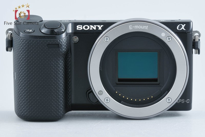 Sony α NEX-5T Black 16.1 MP 16-50 55-210 Lenses [Multiple Languages] from Japan