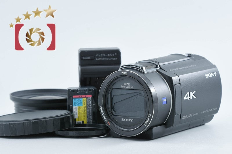 SONY HANDYCAM FDR-AX45A Black Digital Camcorder [Multiple Languages] from Japan