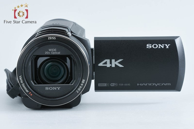 SONY HANDYCAM FDR-AX45A Black Digital Camcorder [Multiple Languages] from Japan