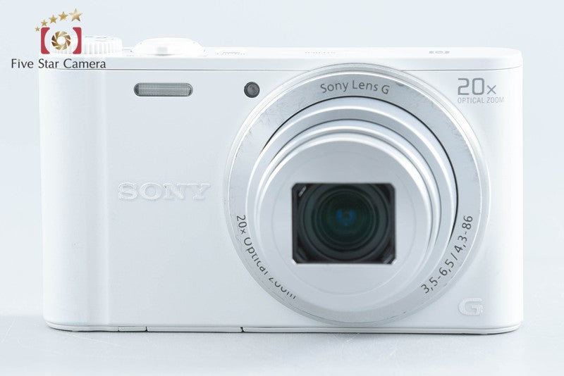 Sony Cyber-Shot DSC-WX350 White Digital Camera [Multiple Languages] from Japan