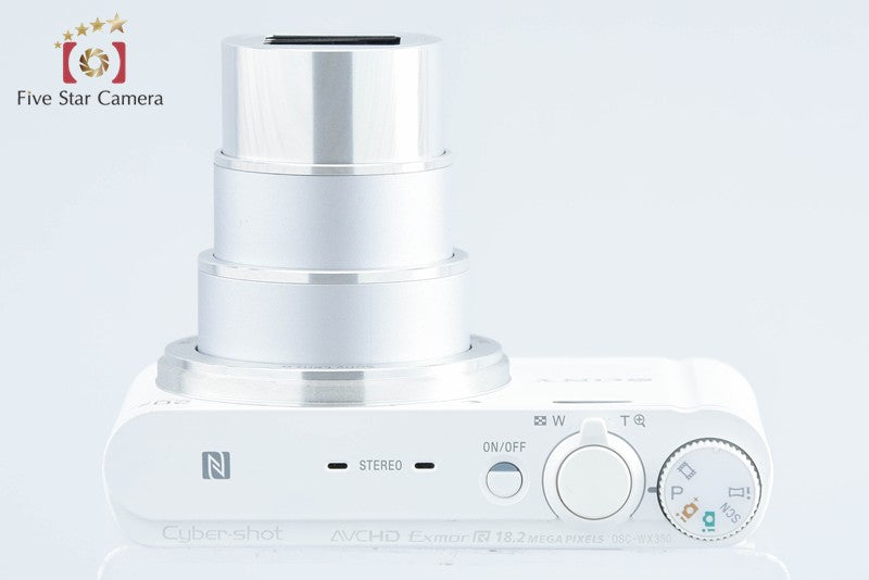 Sony Cyber-Shot DSC-WX350 White Digital Camera [Multiple Languages] from Japan